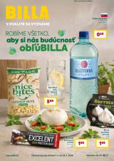 1. strana letáka Billa 7. 4. - 28. 4. 2026 Zdravie a udržateľnosť