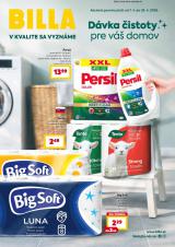 1. strana letáka Billa 7. 4. - 28. 4. 2026 Katalóg Upratovanie
