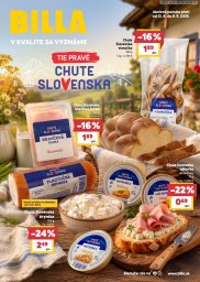 Billa leták  s platnosťou 12. 8. - 8. 9. 2026 Katalóg Chute Slovenska