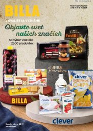 1. strana letáka Billa 9. 9. - 6. 10. 2026 Katalóg BILLA Brands