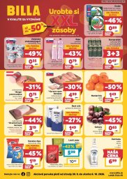 Billa leták  s platnosťou 30. 9. - 6. 10. 2026 