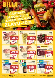 Billa leták  s platnosťou 14. 10. - 20. 10. 2026 